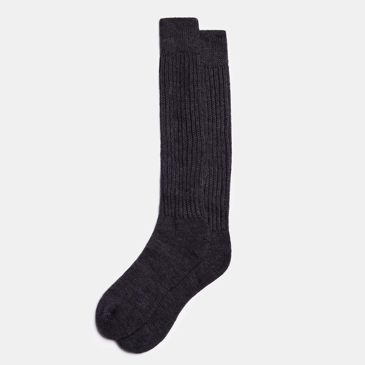 Natural Alpaca Wool Socks - Long