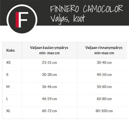 FINNERO CAMOCOLOR Y-valjas koiralle - Vihreä