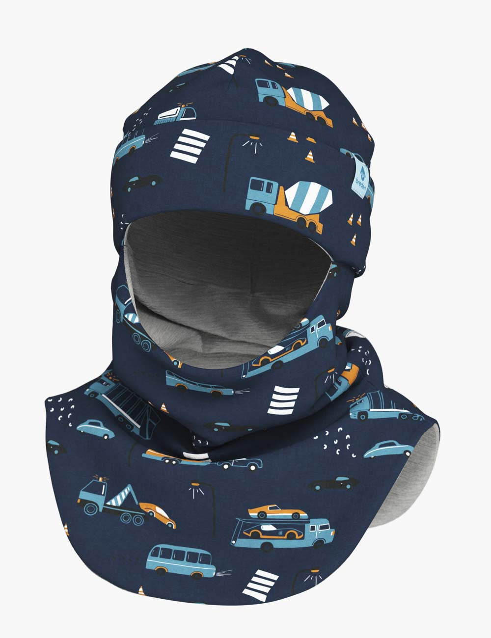 Thermal Merino Balaclava For Kids CLAVAN - Vehicles