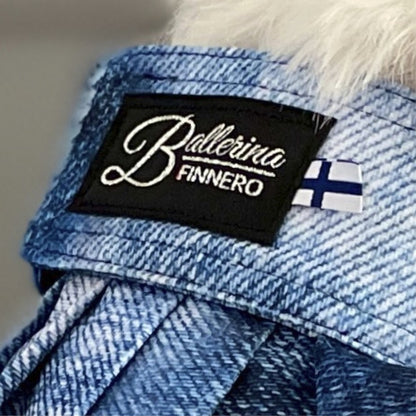 FINNERO BALLERINA Narttusuoja Koiralle - Denim Sininen