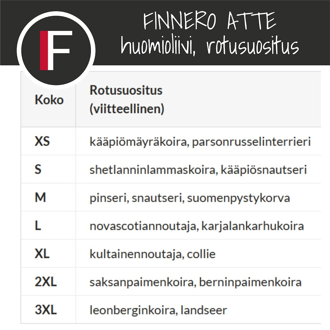 FINNERO ATTE huomioliivi koiralle