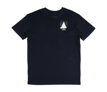 Muumipeikko Seikkailu T-Paita Unisex - Navy