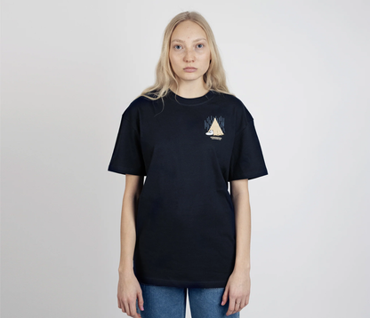 Muumipeikko Seikkailu T-Paita Unisex - Navy