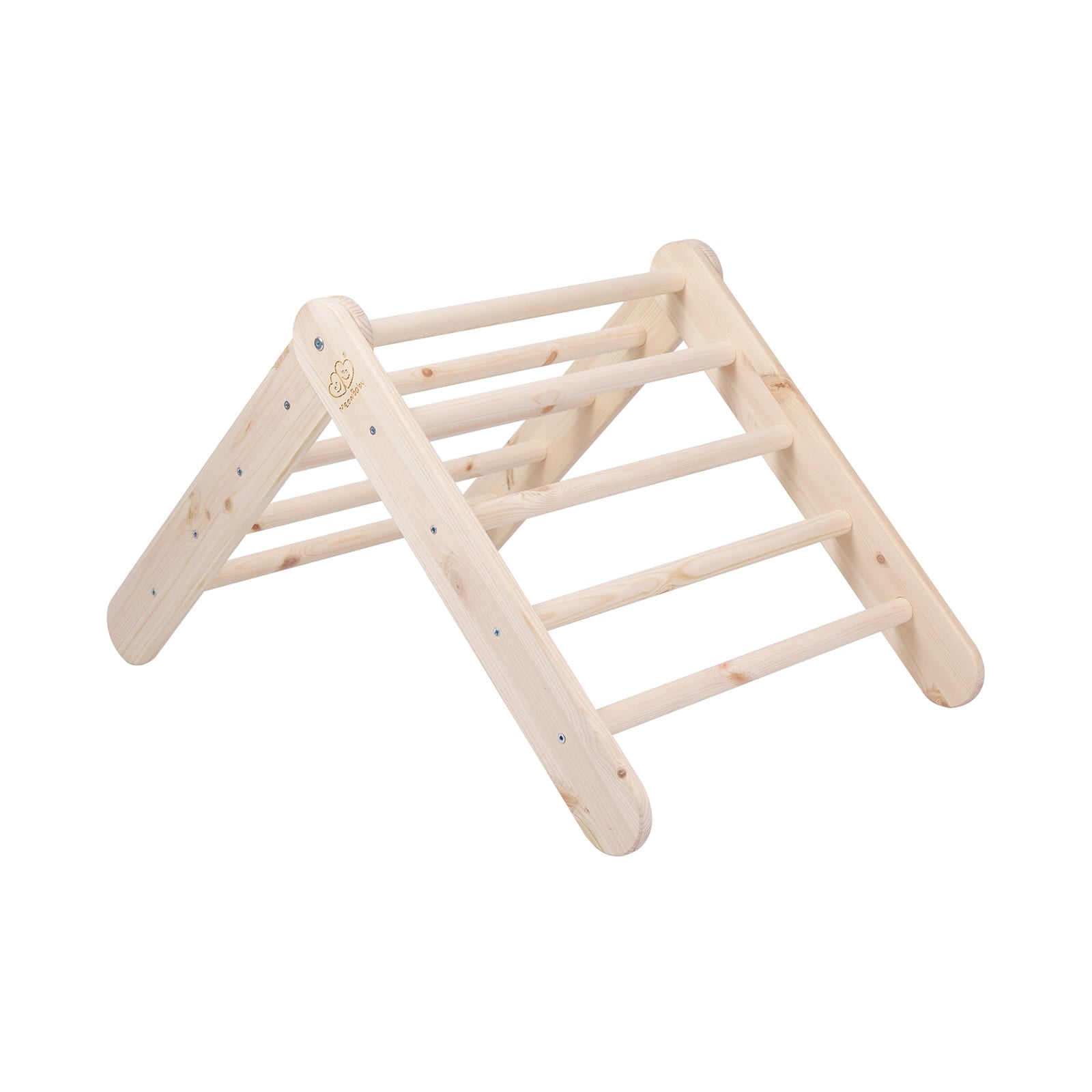 Wooden Pikler Climbing Ladder - Natural Wood