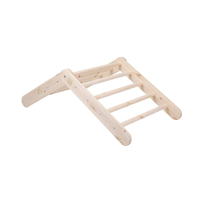 Wooden Pikler Climbing Ladder - Natural Wood