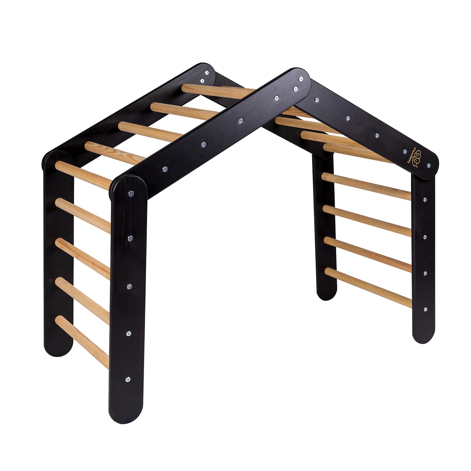 Large Wooden Pikler Ladder - Black