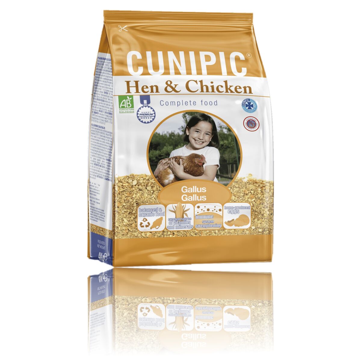 CUNIPIC Premium Hen & Chicken