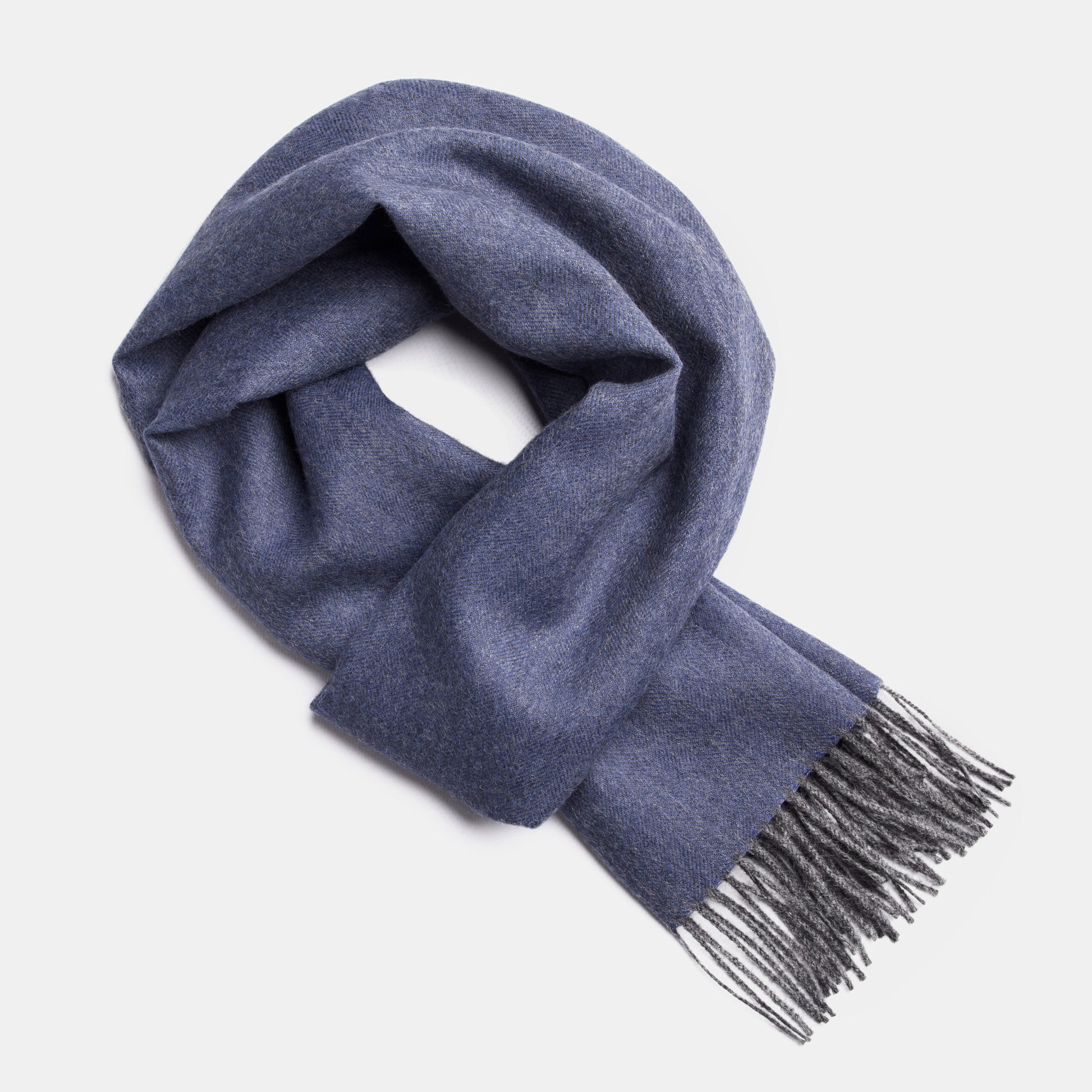 Natural Baby Alpaca Wool Scarf – Exclusive Fishbone