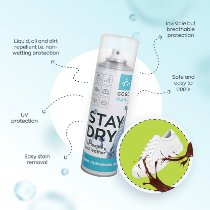 Stay Dry – Nahka- ja tekstiilisuoja suihke, 300ml