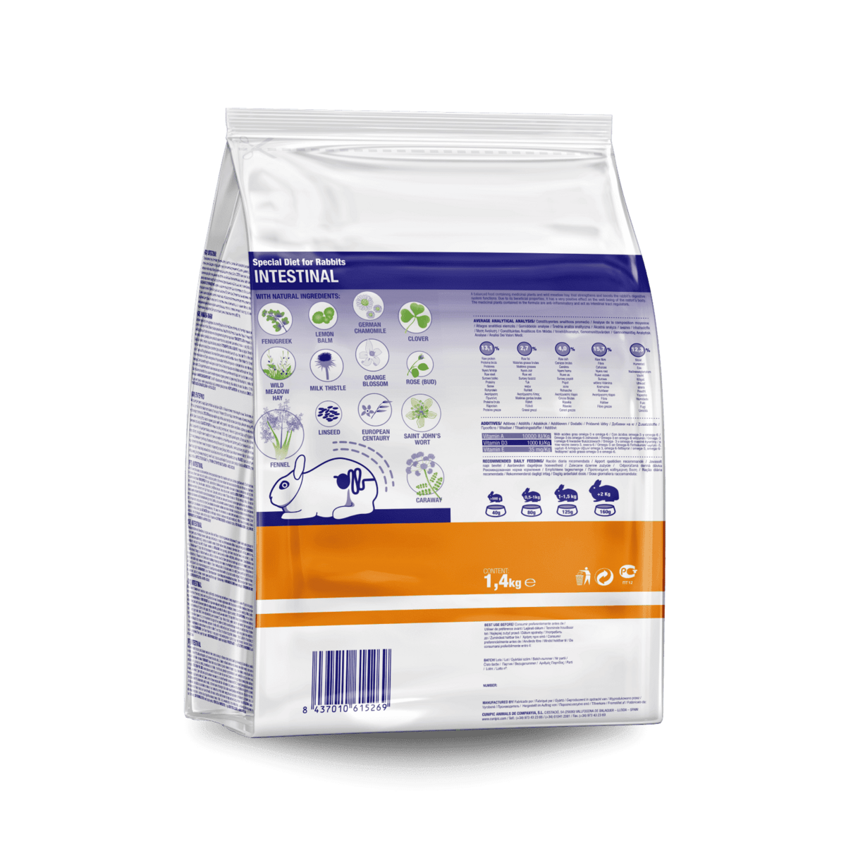 CUNIPIC Vet Line Intestinal kanin suolisto-ongelmiin